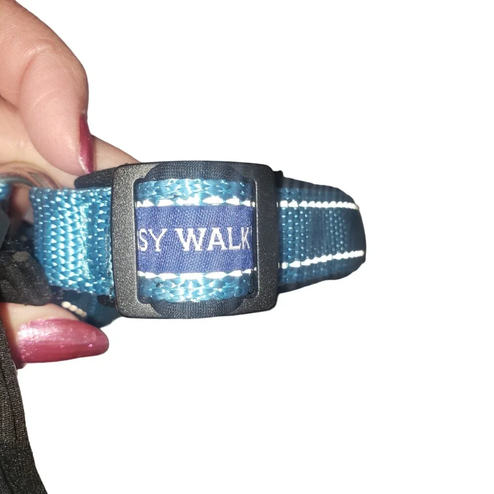 PET SAFE Easy Walk Blue Dog Harness Size Medium NEW